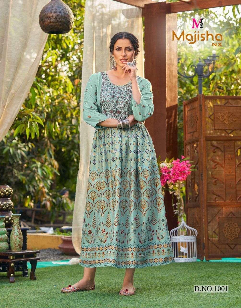 RANGBAAZ BY MAJISHA NX 1001 TO 1008 SERIES DESIGNER STYLISH FANCY COLORFUL BEAUTIFUL PARTY WEAR & ETHNIC WEAR COLLECTION PURE RAYON KURTIS AT WHOLESALE PRICE