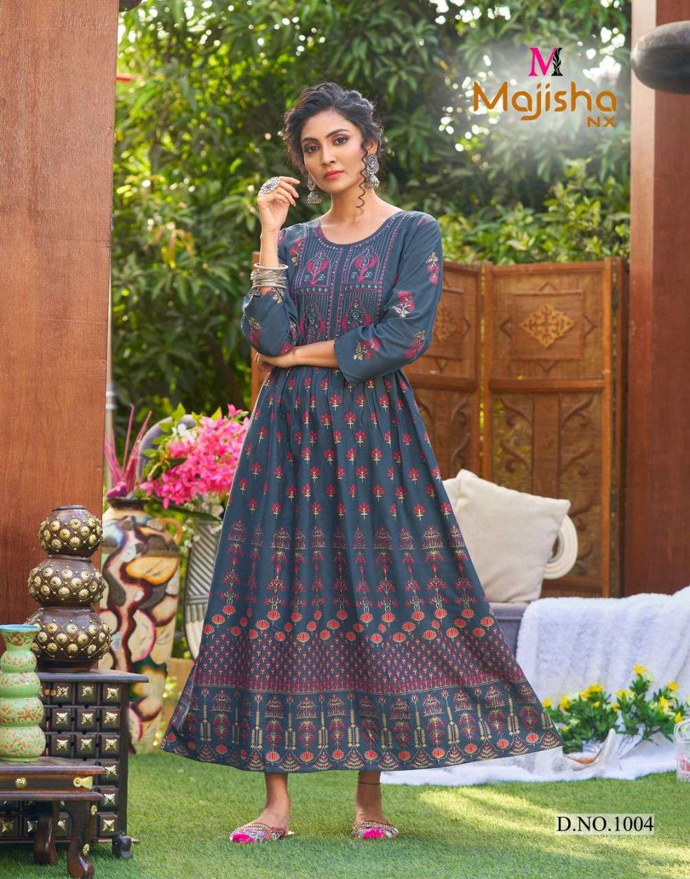 RANGBAAZ BY MAJISHA NX 1001 TO 1008 SERIES DESIGNER STYLISH FANCY COLORFUL BEAUTIFUL PARTY WEAR & ETHNIC WEAR COLLECTION PURE RAYON KURTIS AT WHOLESALE PRICE
