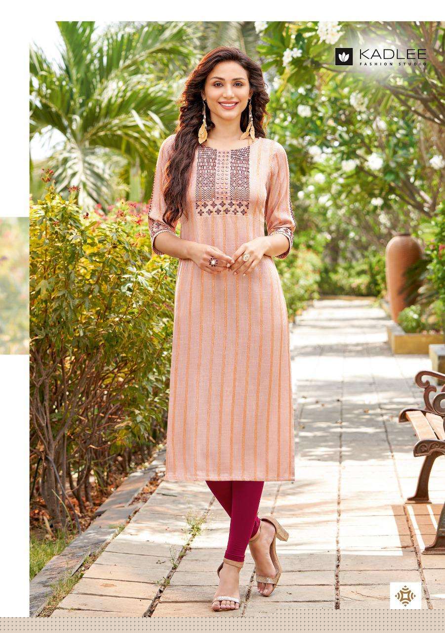MAHEK BY KADLEE 1001 TO 1004 SERIES DESIGNER STYLISH FANCY COLORFUL BEAUTIFUL PARTY WEAR & ETHNIC WEAR COLLECTION PURE RAYON KURTIS AT WHOLESALE PRICE