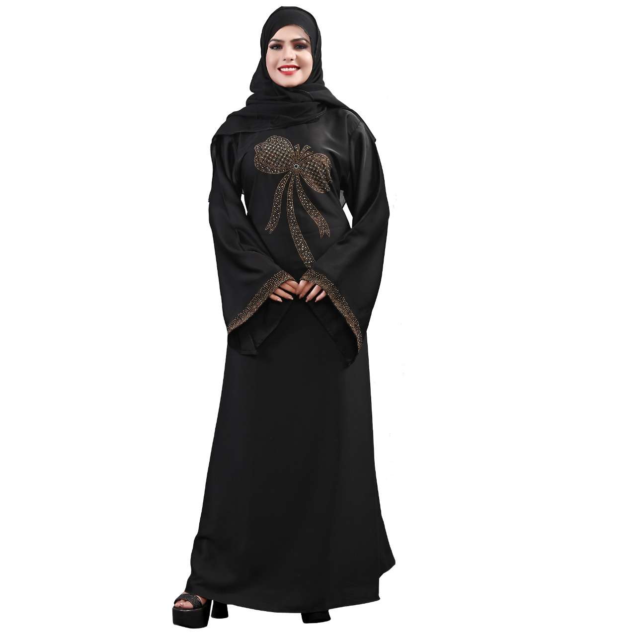 BUTTERFLY BURQA BY FASHID WHOLESALE 01 TO 03 SERIES BEAUTIFUL STYLISH FANCY COLORFUL CASUAL WEAR & ETHNIC WEAR IMPORTED BURQA AT WHOLESALE PRICE