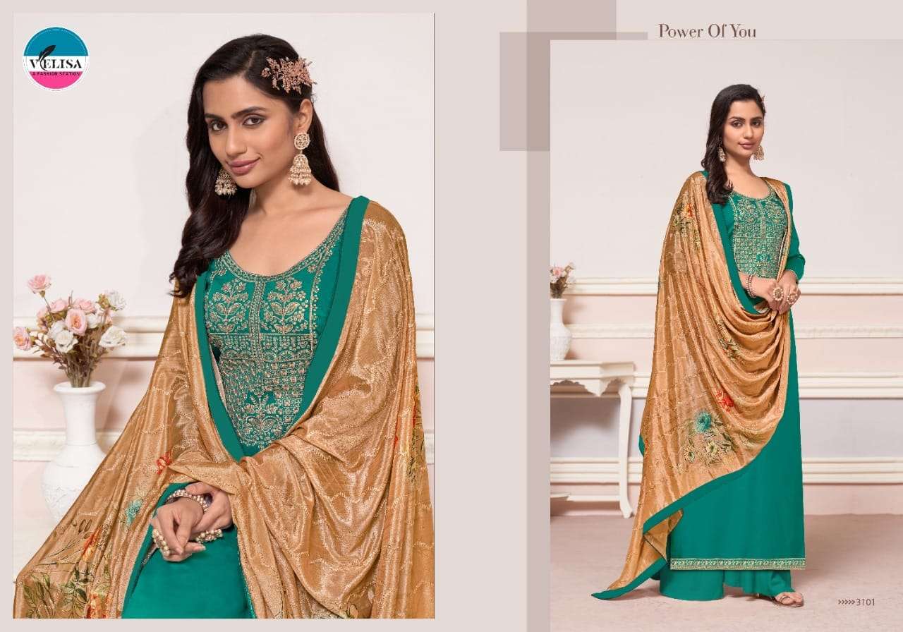 SEERAT BY VELISA 3201 TO 3204 SERIES BEAUTIFUL SUITS COLORFUL STYLISH FANCY CASUAL WEAR & ETHNIC WEAR PARAMPARA SILK DRESSES AT WHOLESALE PRICE