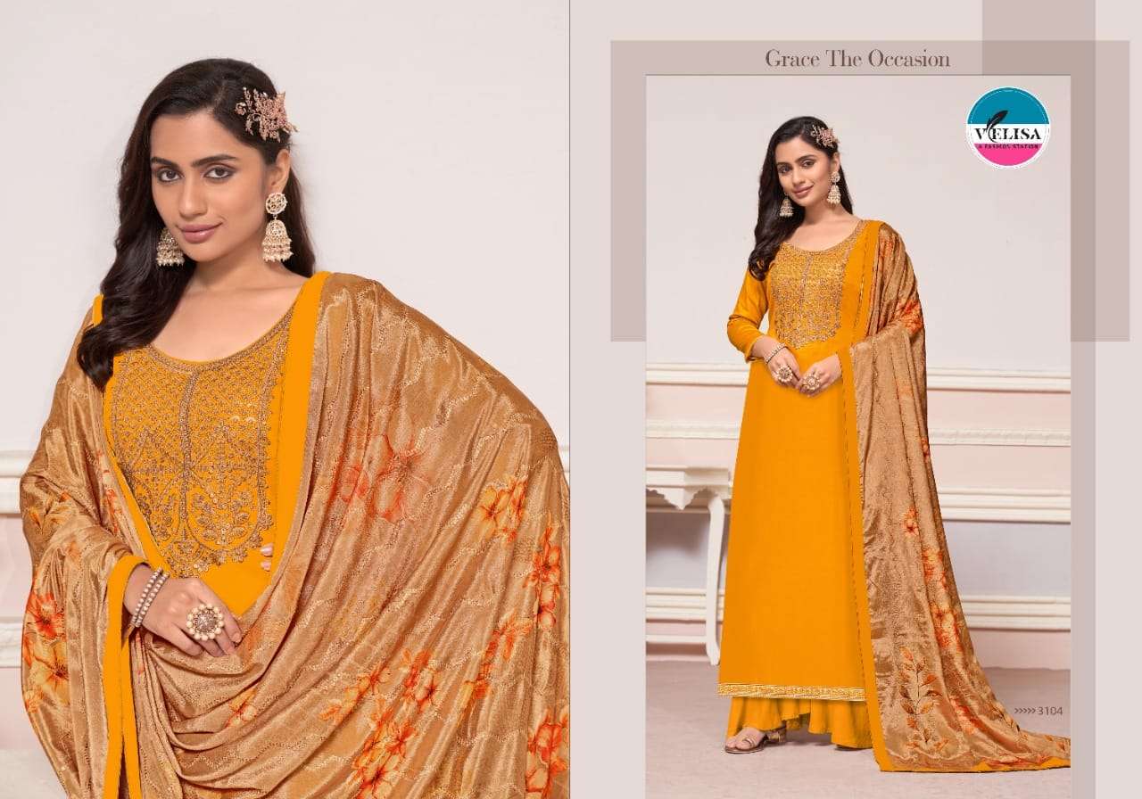 SEERAT BY VELISA 3201 TO 3204 SERIES BEAUTIFUL SUITS COLORFUL STYLISH FANCY CASUAL WEAR & ETHNIC WEAR PARAMPARA SILK DRESSES AT WHOLESALE PRICE