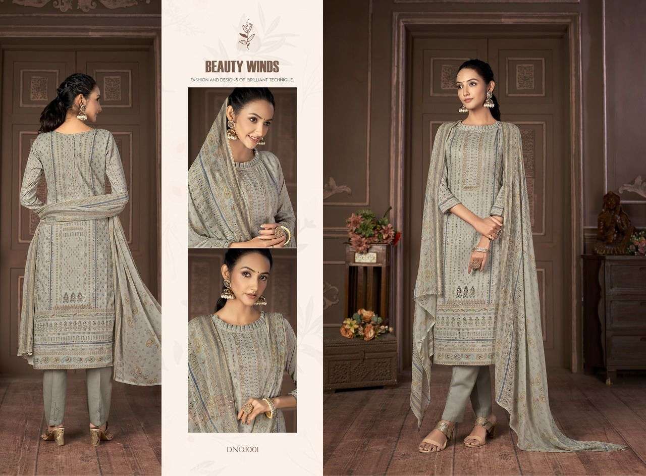 KARINA BY SHIV GORI SILK MILLS 1001 TO 1008 SERIES BEAUTIFUL SUITS COLORFUL STYLISH FANCY CASUAL WEAR & ETHNIC WEAR PURE CAMBRIC COTTON PRINT DRESSES AT WHOLESALE PRICE