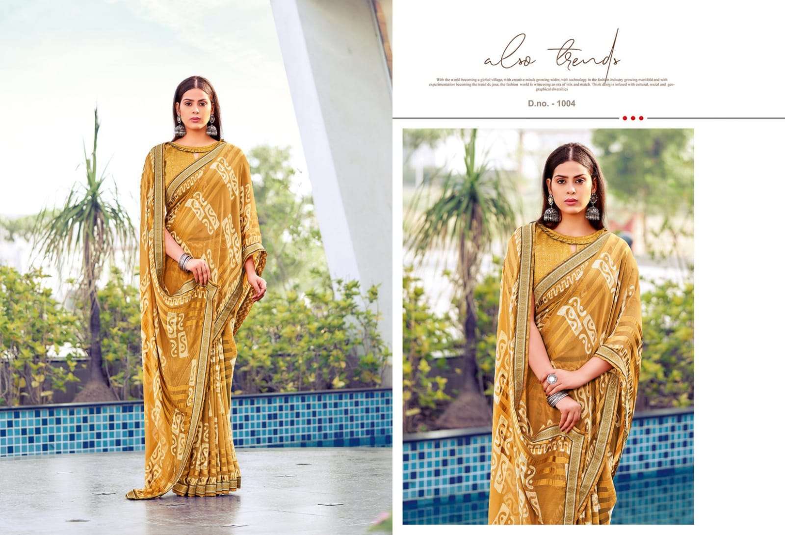 MADHVI BY AMARSATH PRINTS 1001 TO 1012 SERIES INDIAN TRADITIONAL WEAR COLLECTION BEAUTIFUL STYLISH FANCY COLORFUL PARTY WEAR & OCCASIONAL WEAR CHINNON CHIFFON SAREES AT WHOLESALE PRICE