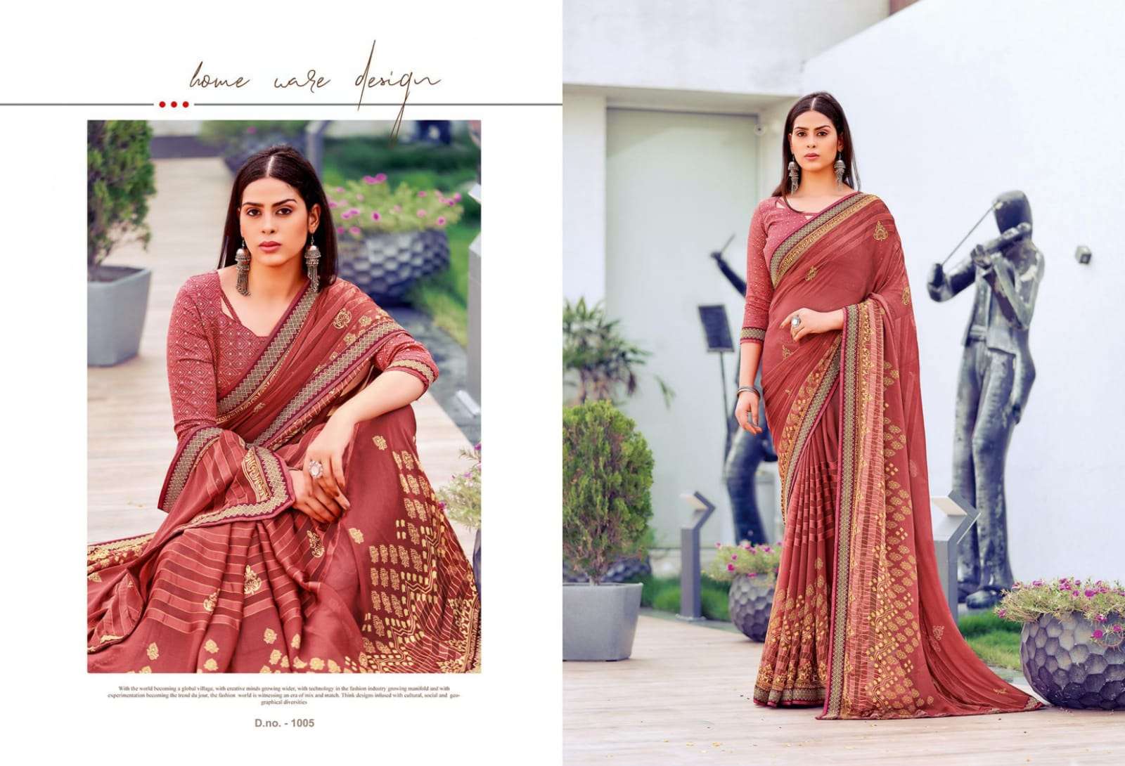 MADHVI BY AMARSATH PRINTS 1001 TO 1012 SERIES INDIAN TRADITIONAL WEAR COLLECTION BEAUTIFUL STYLISH FANCY COLORFUL PARTY WEAR & OCCASIONAL WEAR CHINNON CHIFFON SAREES AT WHOLESALE PRICE