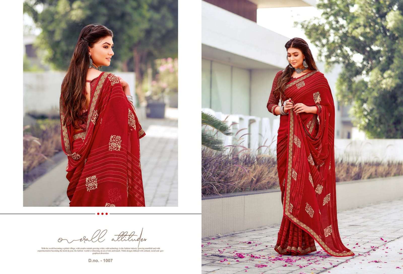 MADHVI BY AMARSATH PRINTS 1001 TO 1012 SERIES INDIAN TRADITIONAL WEAR COLLECTION BEAUTIFUL STYLISH FANCY COLORFUL PARTY WEAR & OCCASIONAL WEAR CHINNON CHIFFON SAREES AT WHOLESALE PRICE
