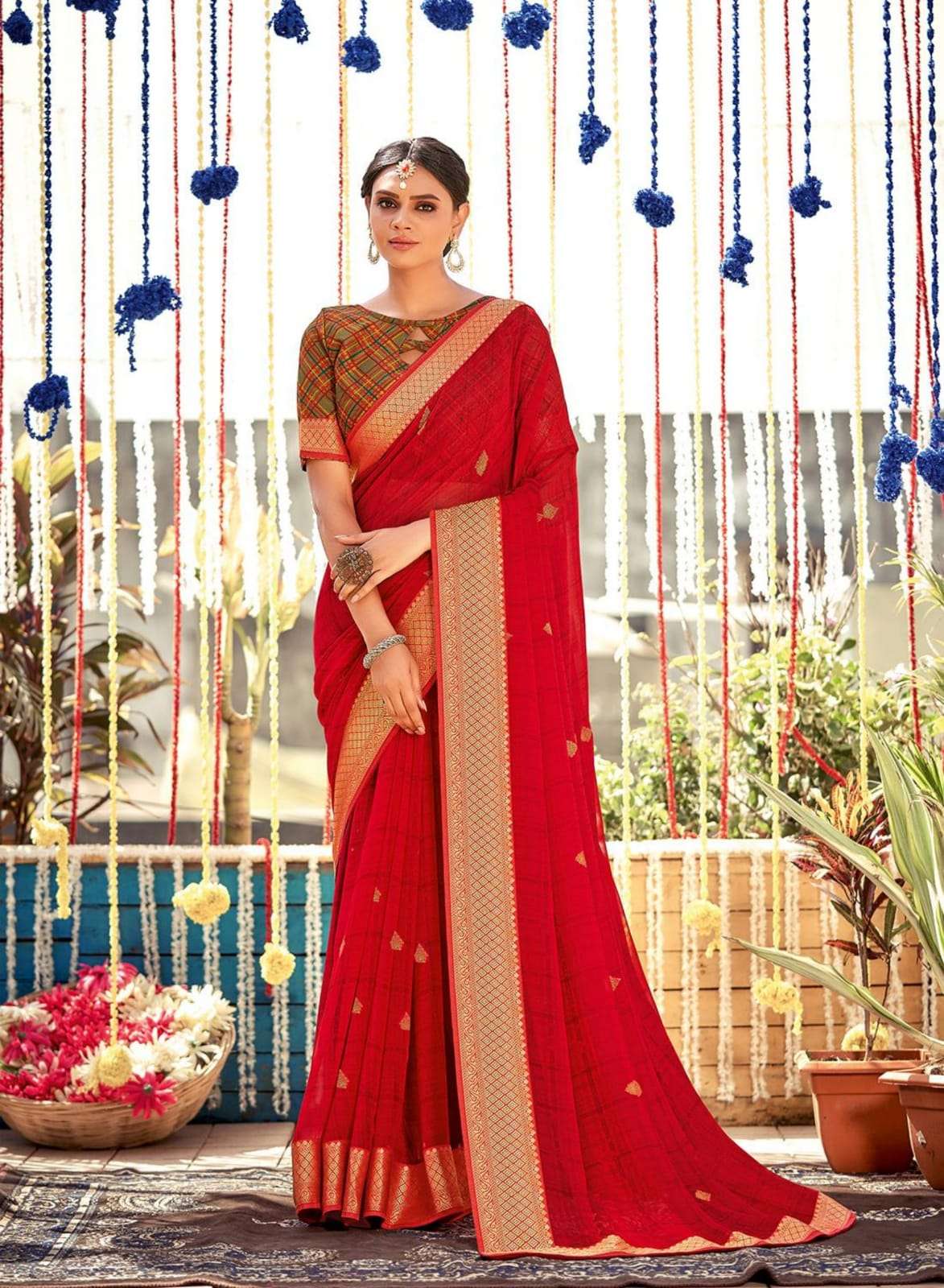 ROSHNI BY AMARSATH PRINTS 1001 TO 1012 SERIES INDIAN TRADITIONAL WEAR COLLECTION BEAUTIFUL STYLISH FANCY COLORFUL PARTY WEAR & OCCASIONAL WEAR GEORGETTE SAREES AT WHOLESALE PRICE