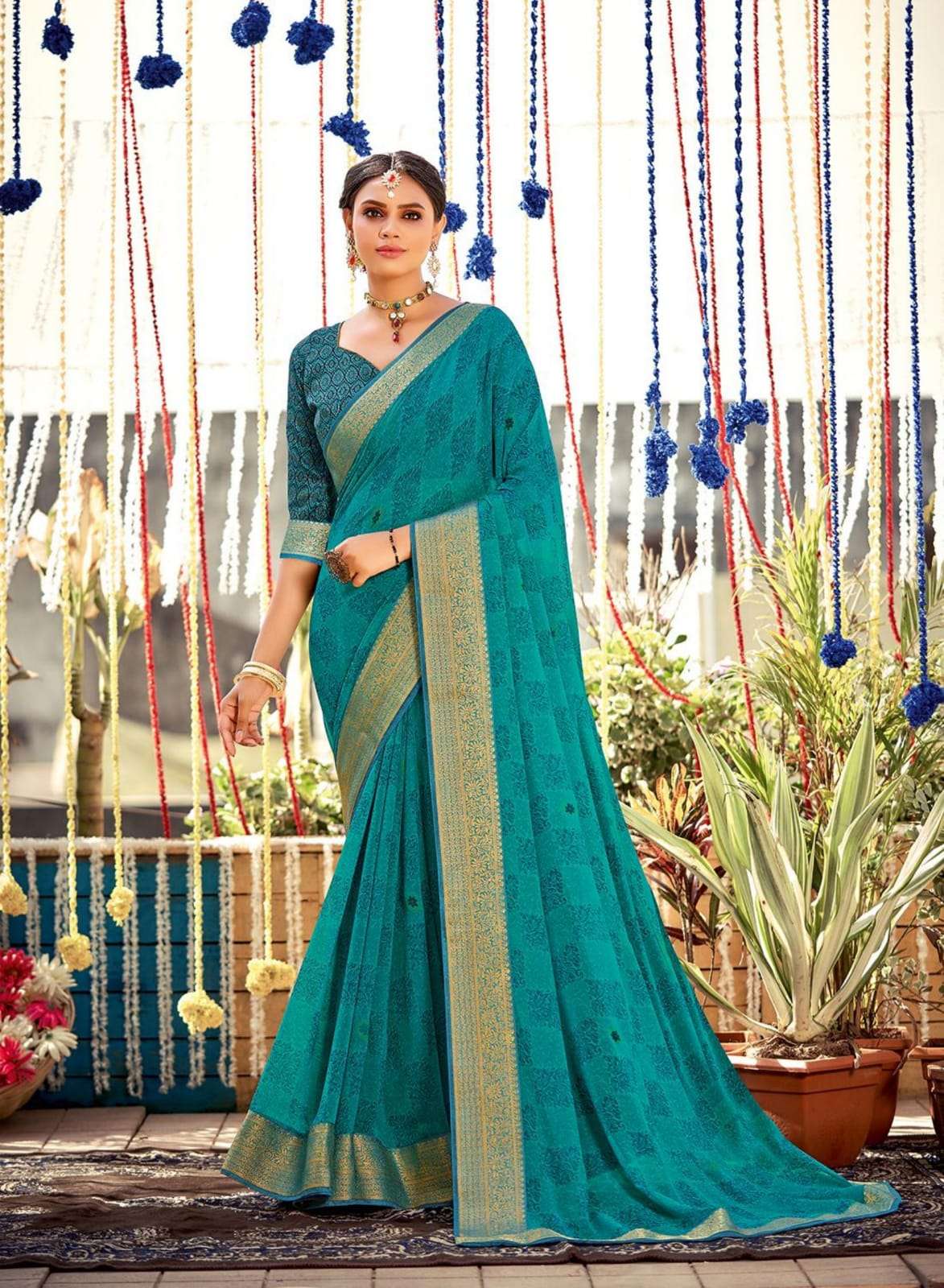 ROSHNI BY AMARSATH PRINTS 1001 TO 1012 SERIES INDIAN TRADITIONAL WEAR COLLECTION BEAUTIFUL STYLISH FANCY COLORFUL PARTY WEAR & OCCASIONAL WEAR GEORGETTE SAREES AT WHOLESALE PRICE
