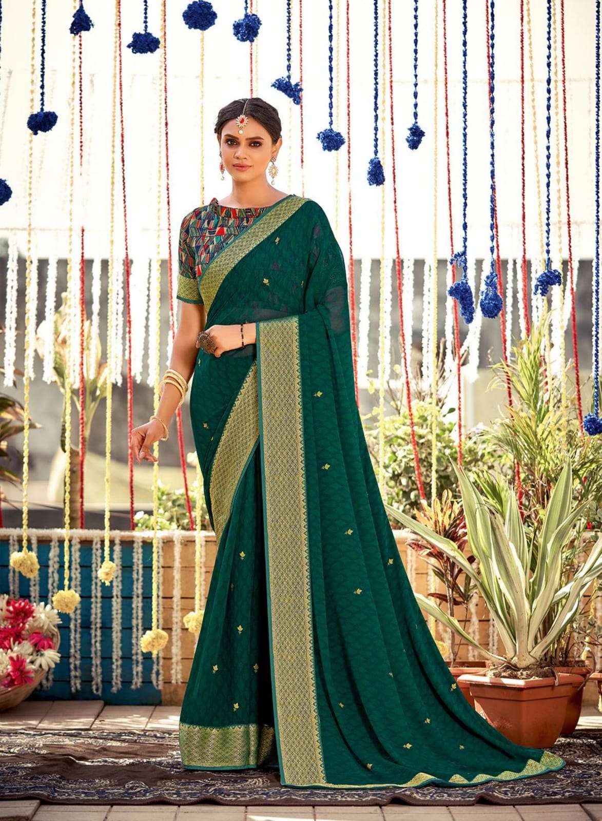 ROSHNI BY AMARSATH PRINTS 1001 TO 1012 SERIES INDIAN TRADITIONAL WEAR COLLECTION BEAUTIFUL STYLISH FANCY COLORFUL PARTY WEAR & OCCASIONAL WEAR GEORGETTE SAREES AT WHOLESALE PRICE
