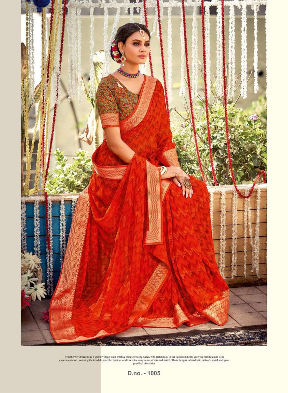 ROSHNI BY AMARSATH PRINTS 1001 TO 1012 SERIES INDIAN TRADITIONAL WEAR COLLECTION BEAUTIFUL STYLISH FANCY COLORFUL PARTY WEAR & OCCASIONAL WEAR GEORGETTE SAREES AT WHOLESALE PRICE