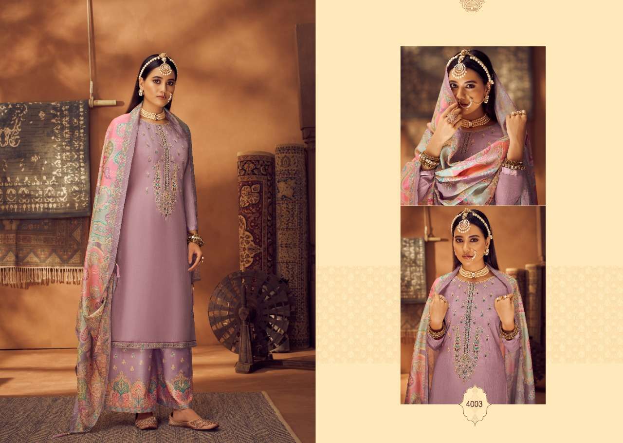 NAVAZO VOL-2 BY ZSM 4001 TO 4006 SERIES BEAUTIFUL SUITS COLORFUL STYLISH FANCY CASUAL WEAR & ETHNIC WEAR COTTON SILK EMBROIDERED DRESSES AT WHOLESALE PRICE