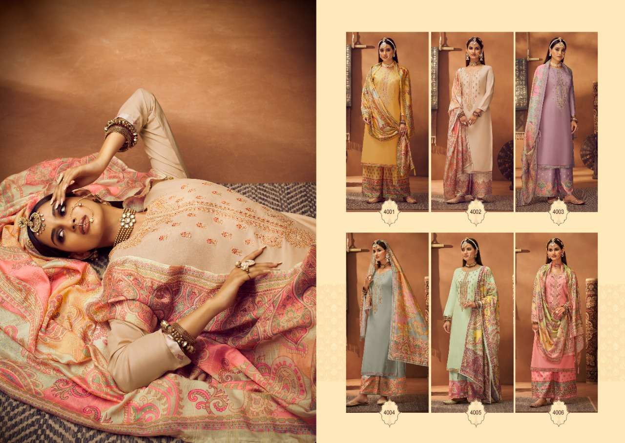 NAVAZO VOL-2 BY ZSM 4001 TO 4006 SERIES BEAUTIFUL SUITS COLORFUL STYLISH FANCY CASUAL WEAR & ETHNIC WEAR COTTON SILK EMBROIDERED DRESSES AT WHOLESALE PRICE