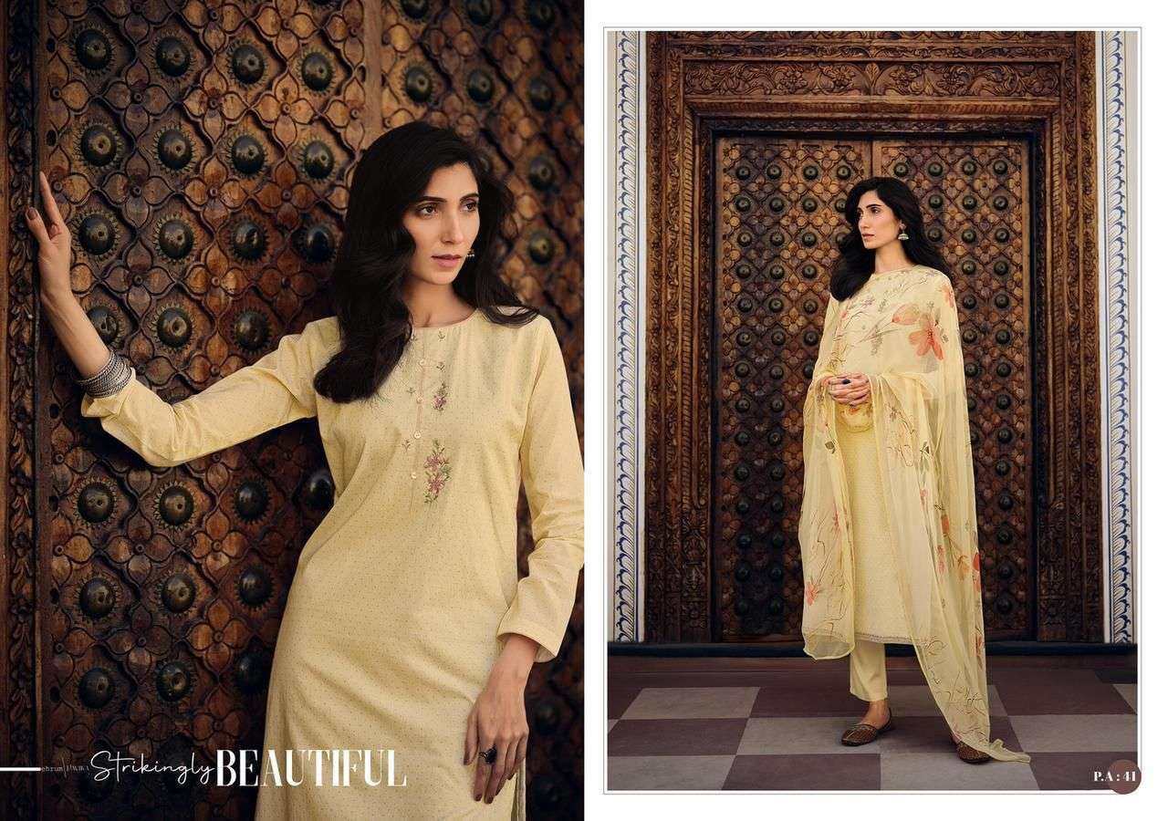PAVIKA BY EHRUM 41 TO 44 SERIES BEAUTIFUL SUITS COLORFUL STYLISH FANCY CASUAL WEAR & ETHNIC WEAR COTTON PRINT DRESSES AT WHOLESALE PRICE
