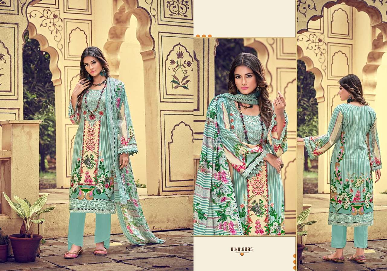INAYAT VOL-6 BY ADEEVA TRENDZ 6001 TO 6010 SERIES BEAUTIFUL STYLISH SUITS FANCY COLORFUL CASUAL WEAR & ETHNIC WEAR & READY TO WEAR COTTON DIGITAL PRINTED DRESSES AT WHOLESALE PRICE