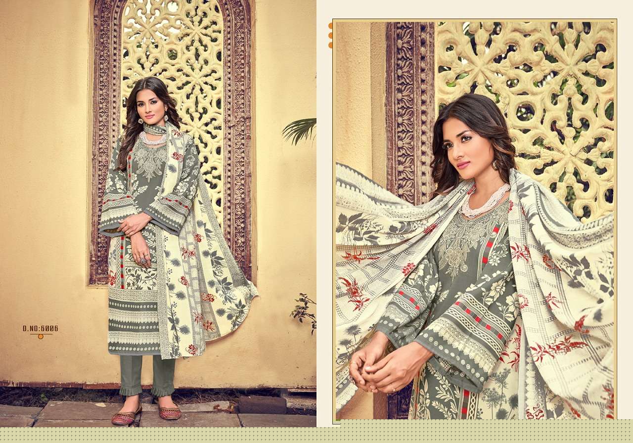 INAYAT VOL-6 BY ADEEVA TRENDZ 6001 TO 6010 SERIES BEAUTIFUL STYLISH SUITS FANCY COLORFUL CASUAL WEAR & ETHNIC WEAR & READY TO WEAR COTTON DIGITAL PRINTED DRESSES AT WHOLESALE PRICE