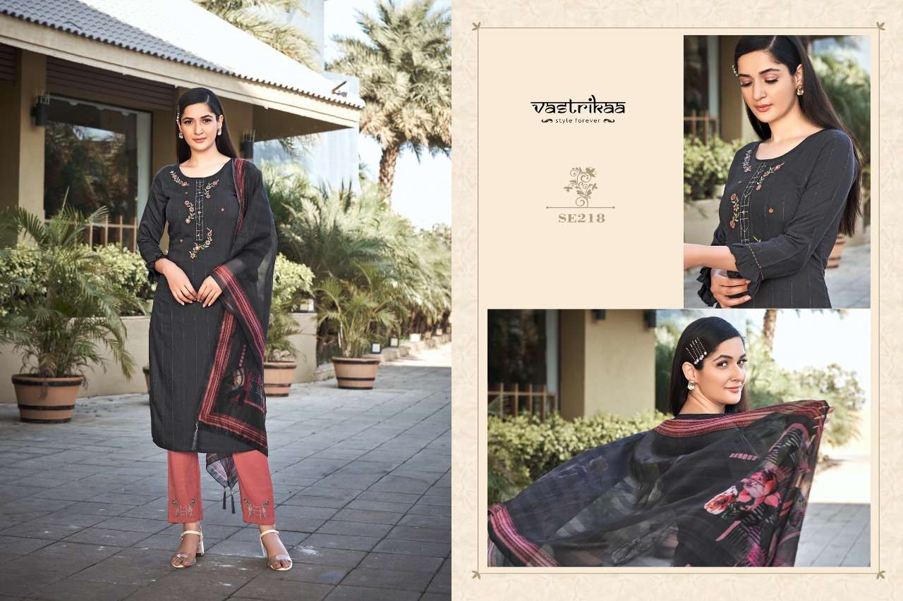 INAYAT BY VASTRIKAA 218 TO 223 SERIES BEAUTIFUL SUITS COLORFUL STYLISH FANCY CASUAL WEAR & ETHNIC WEAR RAYON WEAVING DRESSES AT WHOLESALE PRICE