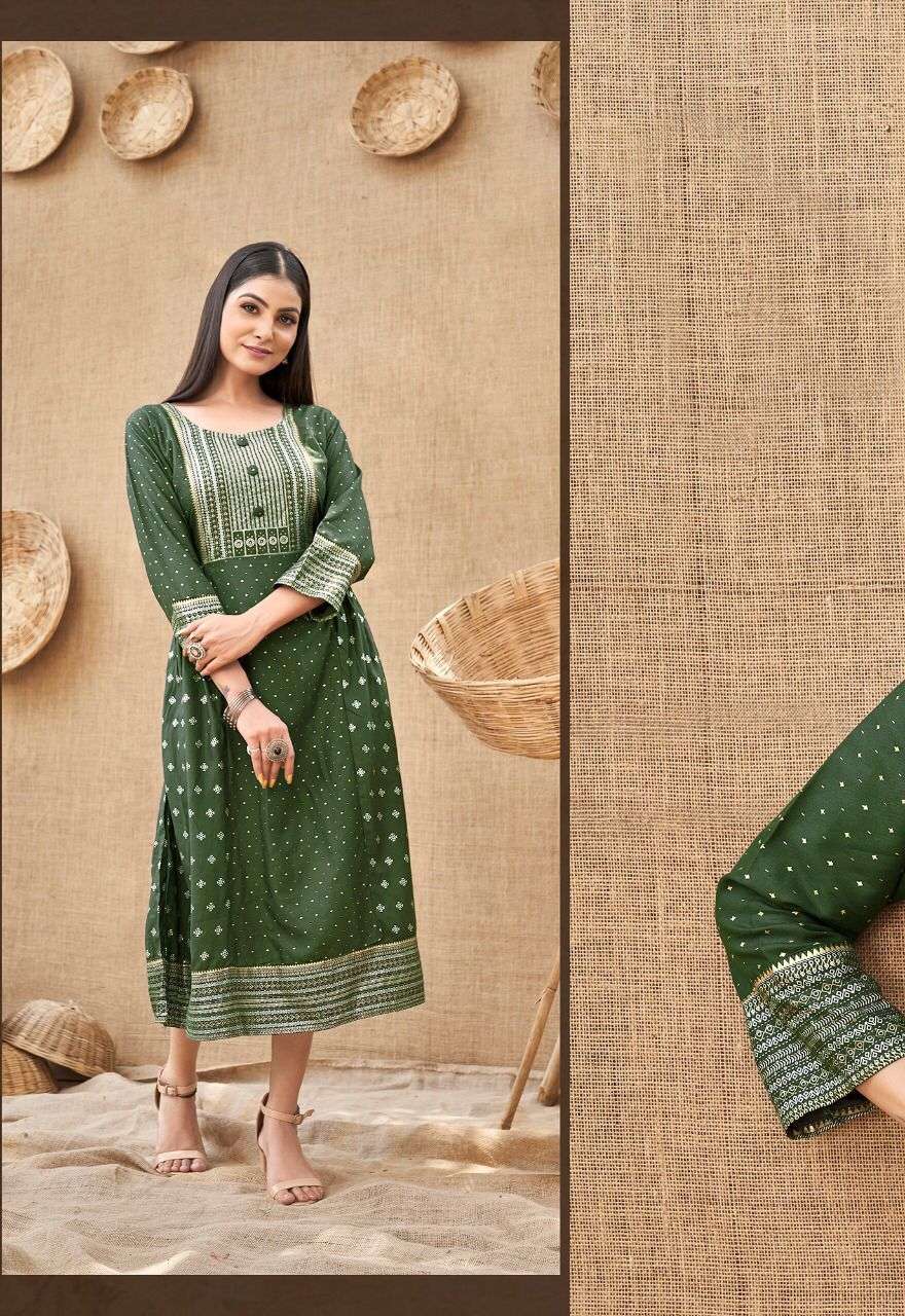 MEHAK BY KANAK NX 01 TO 05 SERIES DESIGNER STYLISH FANCY COLORFUL BEAUTIFUL PARTY WEAR & ETHNIC WEAR COLLECTION RAYON FOIL KURTIS AT WHOLESALE PRICE