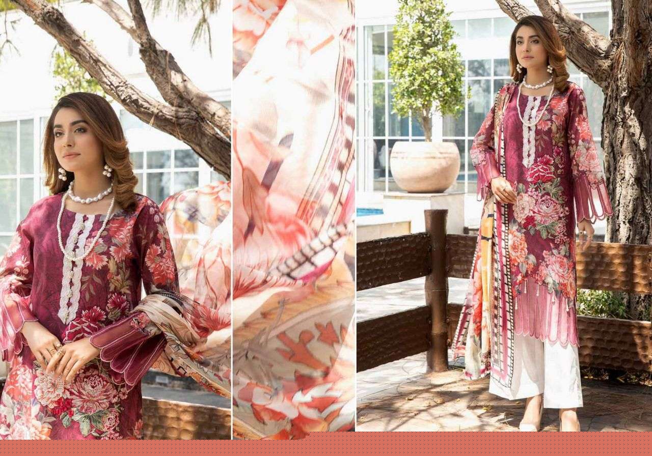 ADANS LIBAS BY SAFINAZ 1013 TO 1017 SERIES BEAUTIFUL PAKISTANI SUITS COLORFUL STYLISH FANCY CASUAL WEAR & ETHNIC WEAR PURE LAWN COTTON DRESSES AT WHOLESALE PRICE