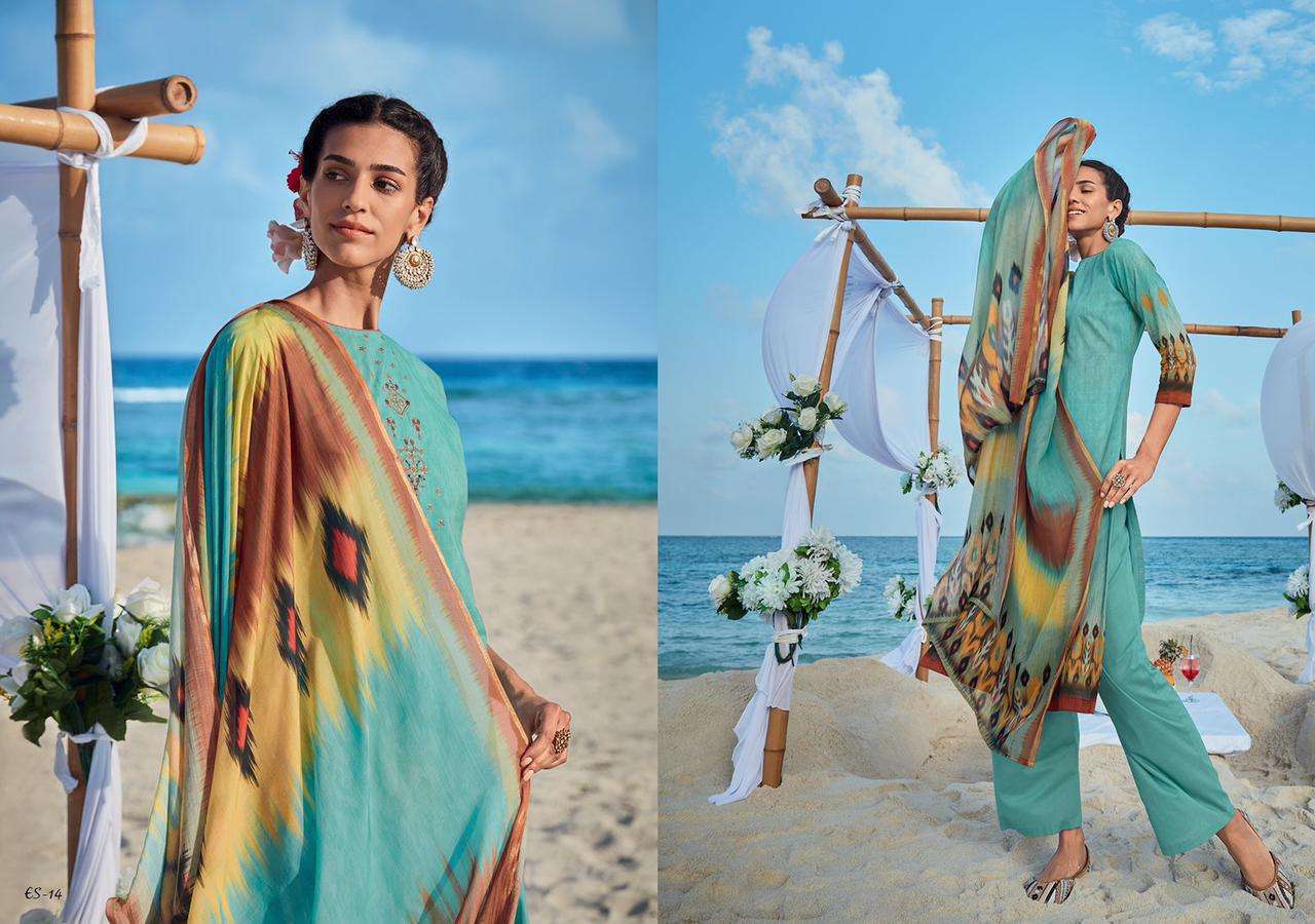 ESHREEN BY EHRUM 11 TO 16 SERIES BEAUTIFUL SUITS COLORFUL STYLISH FANCY CASUAL WEAR & ETHNIC WEAR COTTON SATIN PRINT DRESSES AT WHOLESALE PRICE