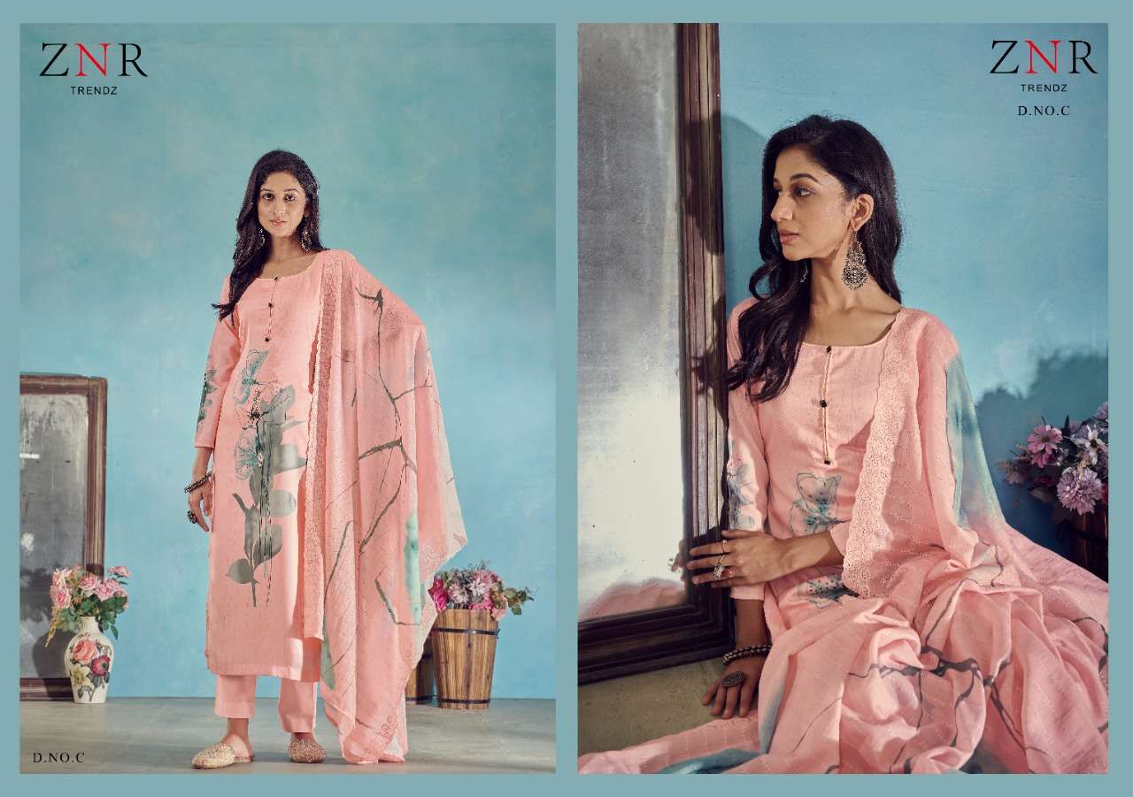 ADITI BY ZNR TRENDZ A TO D SERIES BEAUTIFUL SUITS COLORFUL STYLISH FANCY CASUAL WEAR & ETHNIC WEAR PURE JAM COTTON DIGITAL PRINT DRESSES AT WHOLESALE PRICE