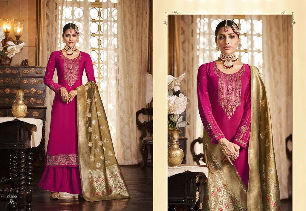 NAFS BY RIANA 63600 TO 63606 SERIES BEAUTIFUL SUITS COLORFUL STYLISH FANCY CASUAL WEAR & ETHNIC WEAR CREPE EMBROIDERED DRESSES AT WHOLESALE PRICE