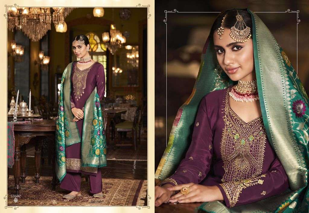 NAFS BY RIANA 63600 TO 63606 SERIES BEAUTIFUL SUITS COLORFUL STYLISH FANCY CASUAL WEAR & ETHNIC WEAR CREPE EMBROIDERED DRESSES AT WHOLESALE PRICE