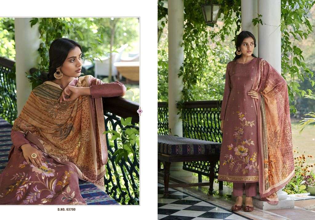 KANAV BY RIANA 63700 TO 63706 SERIES BEAUTIFUL SUITS COLORFUL STYLISH FANCY CASUAL WEAR & ETHNIC WEAR VISCOSE SILK DRESSES AT WHOLESALE PRICE