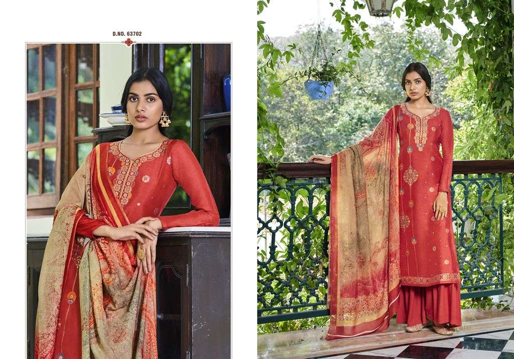 KANAV BY RIANA 63700 TO 63706 SERIES BEAUTIFUL SUITS COLORFUL STYLISH FANCY CASUAL WEAR & ETHNIC WEAR VISCOSE SILK DRESSES AT WHOLESALE PRICE