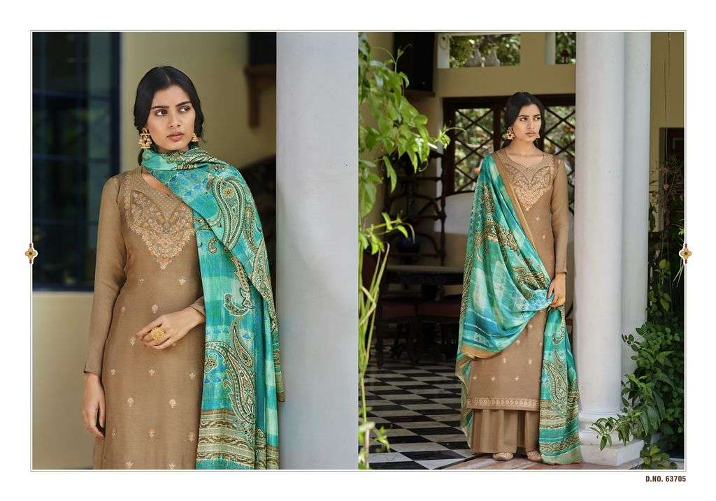 KANAV BY RIANA 63700 TO 63706 SERIES BEAUTIFUL SUITS COLORFUL STYLISH FANCY CASUAL WEAR & ETHNIC WEAR VISCOSE SILK DRESSES AT WHOLESALE PRICE