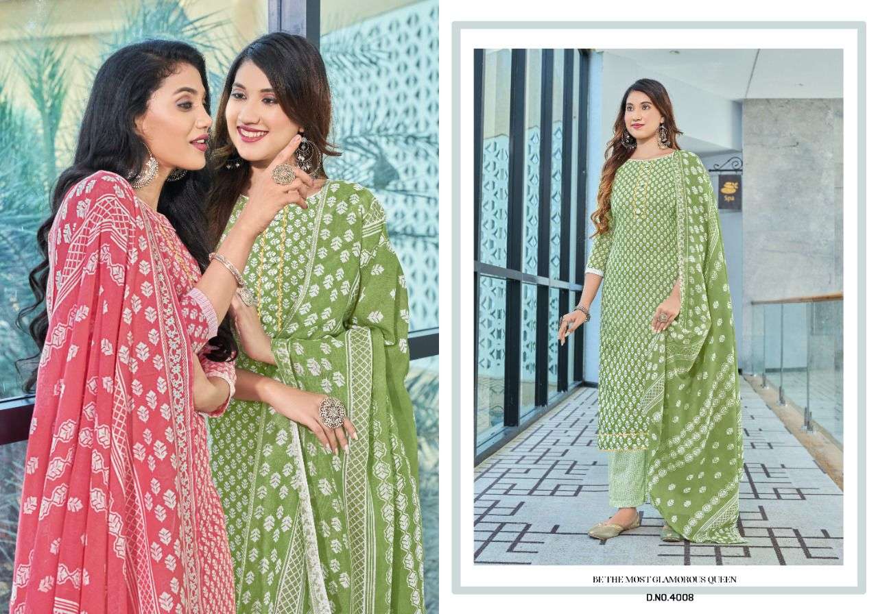 RUMY VOL-4 BY RADHA FAB 4001 TO 4010 SERIES BEAUTIFUL STYLISH SUITS FANCY COLORFUL CASUAL WEAR & ETHNIC WEAR & READY TO WEAR HEAVY COTTON PRINTED DRESSES AT WHOLESALE PRICE