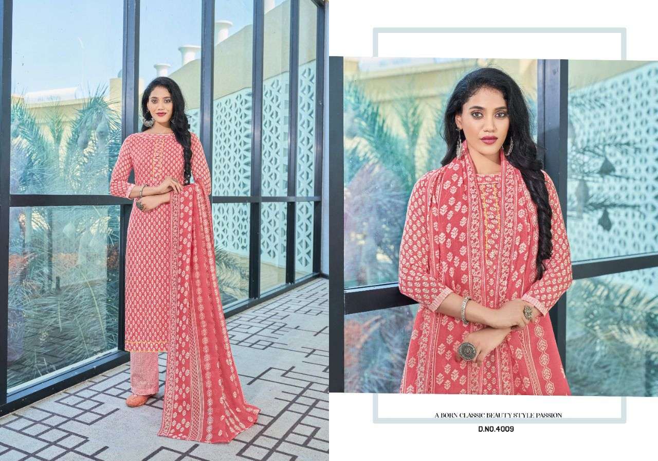 RUMY VOL-4 BY RADHA FAB 4001 TO 4010 SERIES BEAUTIFUL STYLISH SUITS FANCY COLORFUL CASUAL WEAR & ETHNIC WEAR & READY TO WEAR HEAVY COTTON PRINTED DRESSES AT WHOLESALE PRICE