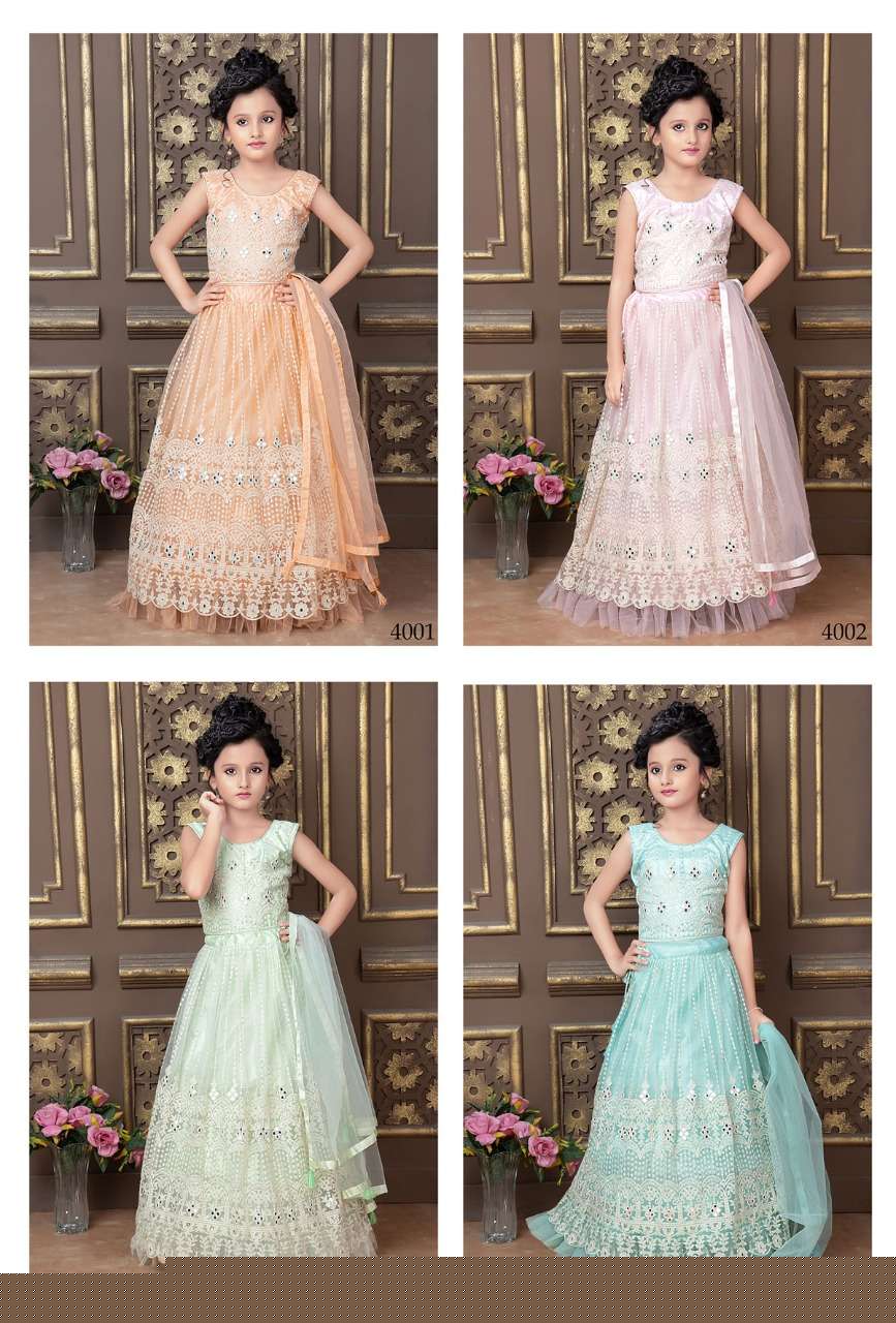 Idika By Fashid Wholesale 4001 To 4004 Series Beautiful Colorful Fancy Wedding Collection Occasional Wear & Party Wear Net Lehengas At Wholesale Price