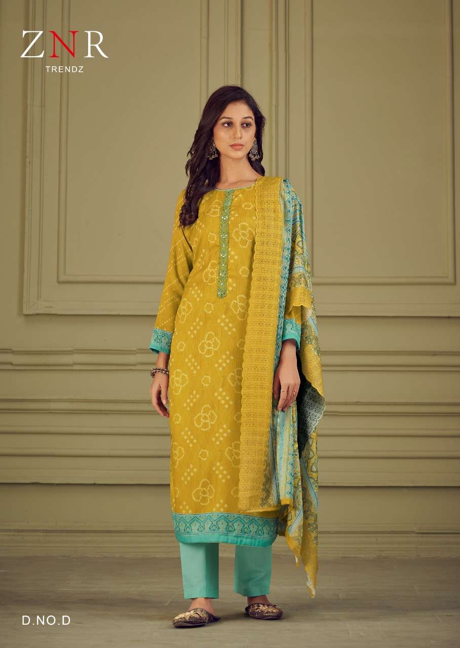 BANDHEZ BY ZNR TRENDZ A TO D SERIES BEAUTIFUL SUITS COLORFUL STYLISH FANCY CASUAL WEAR & ETHNIC WEAR PURE JAM COTTON DIGITAL PRINT DRESSES AT WHOLESALE PRICE