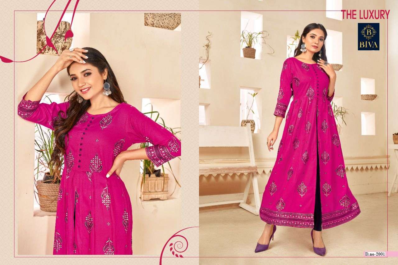 BELLEZA FOIL BY BIVA 2001 TO 2006 BEAUTIFUL STYLISH FANCY COLORFUL CASUAL WEAR & ETHNIC WEAR RAYON FOIL GOWNS AT WHOLESALE PRICE