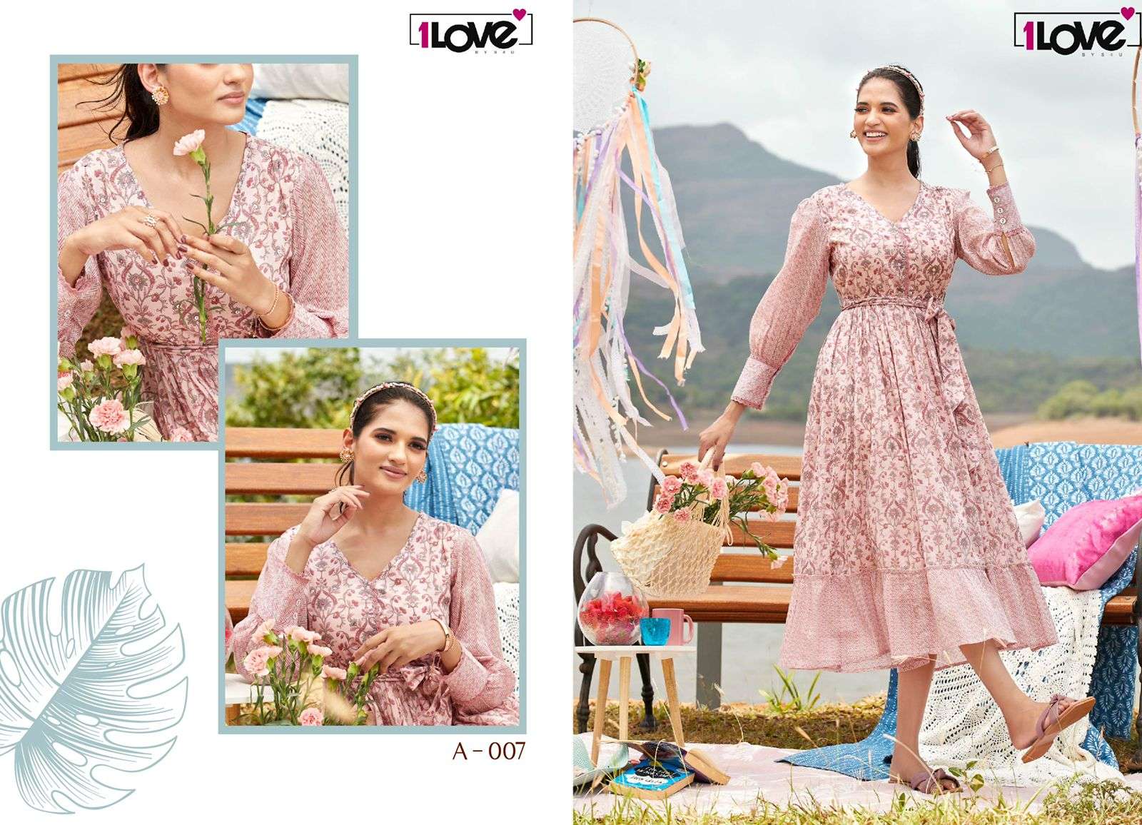ANOKHI VOL-4 BY 1 LOVE 001 TO 007 SERIES DESIGNER STYLISH FANCY COLORFUL BEAUTIFUL PARTY WEAR & ETHNIC WEAR COLLECTION COTTON /RAYON KURTIS AT WHOLESALE PRICE