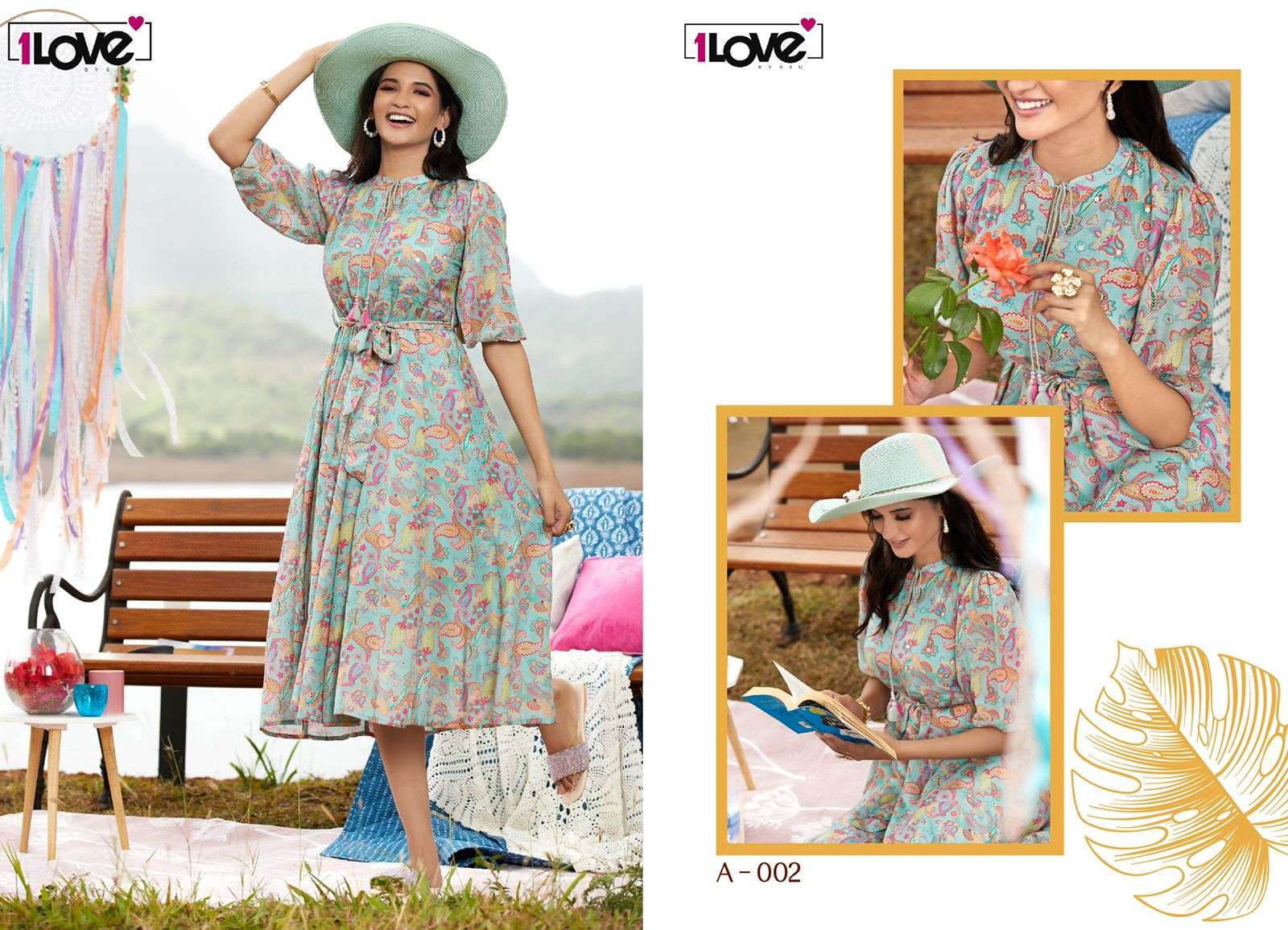 ANOKHI VOL-4 BY 1 LOVE 001 TO 007 SERIES DESIGNER STYLISH FANCY COLORFUL BEAUTIFUL PARTY WEAR & ETHNIC WEAR COLLECTION COTTON /RAYON KURTIS AT WHOLESALE PRICE