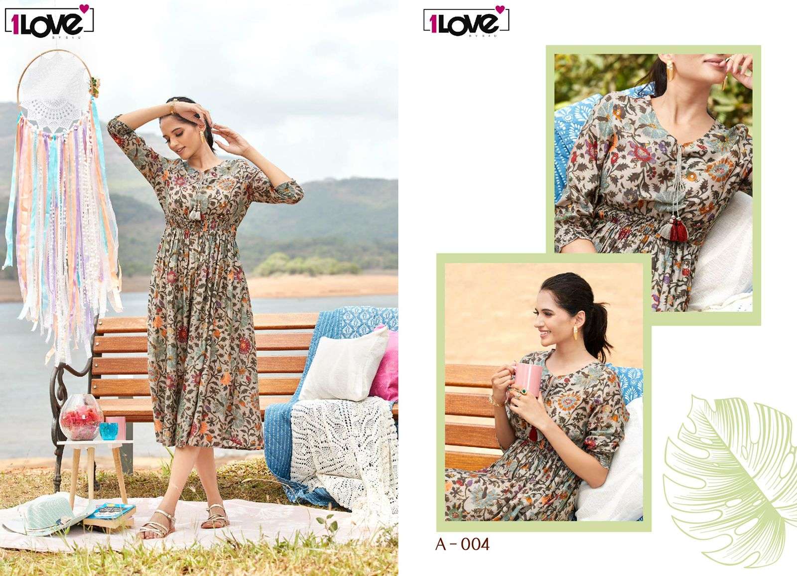 ANOKHI VOL-4 BY 1 LOVE 001 TO 007 SERIES DESIGNER STYLISH FANCY COLORFUL BEAUTIFUL PARTY WEAR & ETHNIC WEAR COLLECTION COTTON /RAYON KURTIS AT WHOLESALE PRICE