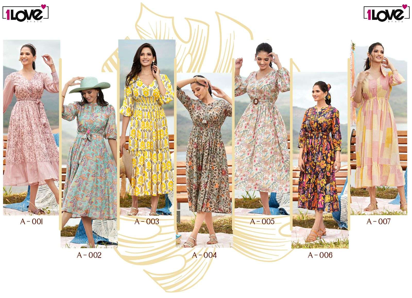 ANOKHI VOL-4 BY 1 LOVE 001 TO 007 SERIES DESIGNER STYLISH FANCY COLORFUL BEAUTIFUL PARTY WEAR & ETHNIC WEAR COLLECTION COTTON /RAYON KURTIS AT WHOLESALE PRICE