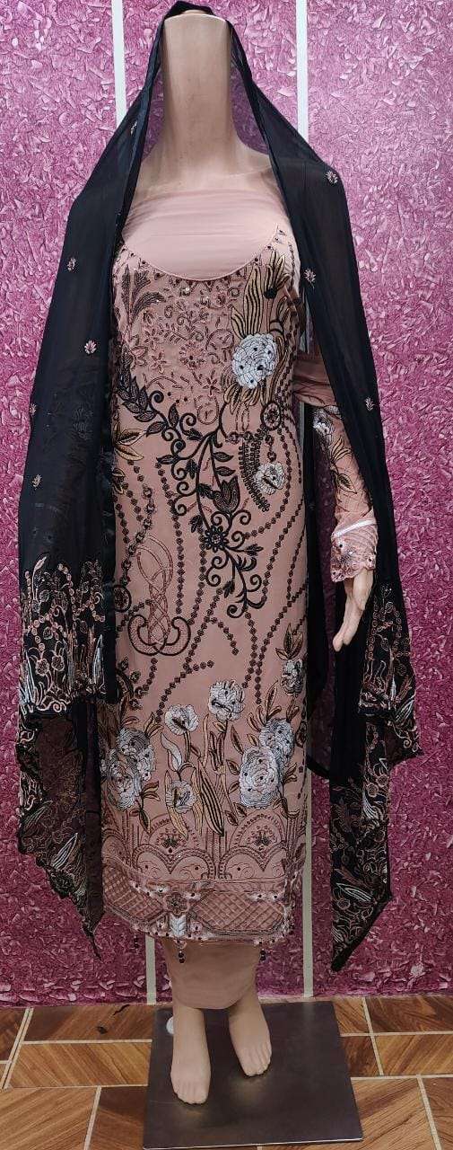 AFFAN CREATION HIT DESIGN 127 COLOURS BY AFFAN CREATION 127-A TO 127-C SERIES BEAUTIFUL STYLISH PAKISATNI SUITS FANCY COLORFUL CASUAL WEAR & ETHNIC WEAR & READY TO WEAR HEAVY FAUX GEORGETTE WITH EMBROIDERY DRESSES AT WHOLESALE PRICE