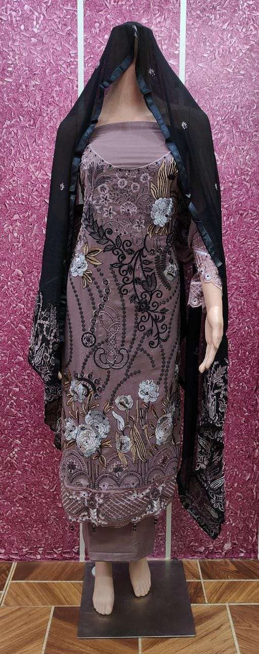 AFFAN CREATION HIT DESIGN 127 COLOURS BY AFFAN CREATION 127-A TO 127-C SERIES BEAUTIFUL STYLISH PAKISATNI SUITS FANCY COLORFUL CASUAL WEAR & ETHNIC WEAR & READY TO WEAR HEAVY FAUX GEORGETTE WITH EMBROIDERY DRESSES AT WHOLESALE PRICE