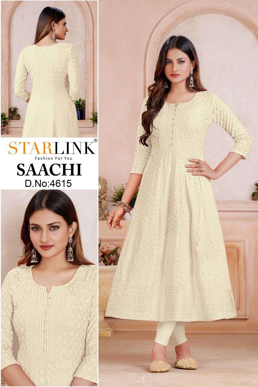 SAACHI BY STARLINK 4601 TO 4620 SERIES DESIGNER STYLISH FANCY COLORFUL BEAUTIFUL PARTY WEAR & ETHNIC WEAR COLLECTION RAYON KURTIS AT WHOLESALE PRICE
