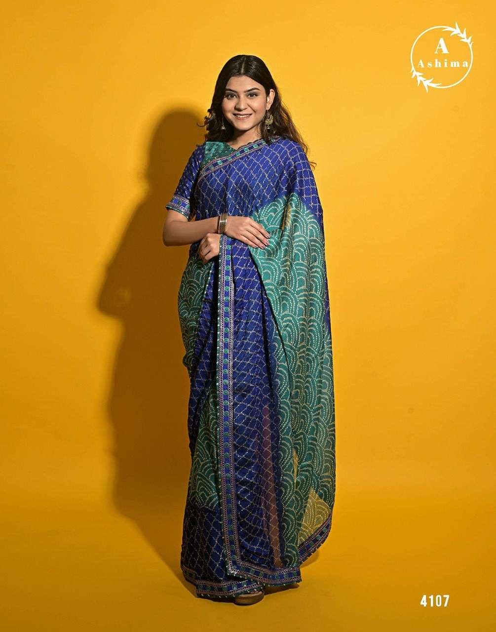LP BY ASHIMA 4101 TO 4108 SERIES INDIAN TRADITIONAL WEAR COLLECTION BEAUTIFUL STYLISH FANCY COLORFUL PARTY WEAR & OCCASIONAL WEAR CHIFFON SAREES AT WHOLESALE PRICE