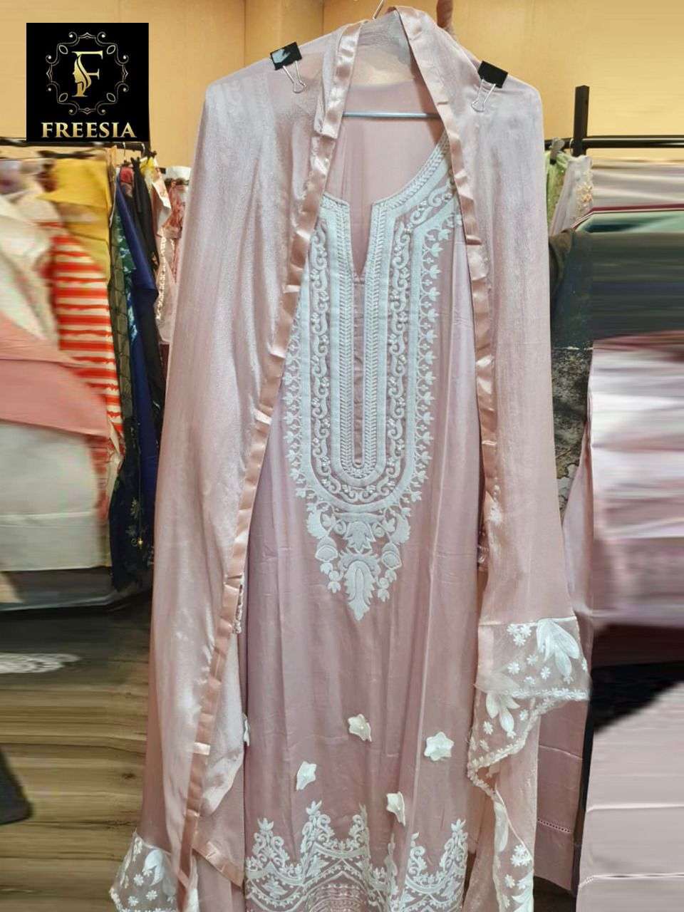 FREESIA BY FASHID WHOLESALE BEAUTIFUL PAKISTANI SUITS COLORFUL STYLISH FANCY CASUAL WEAR & ETHNIC WEAR COTTON EMBROIDERED DRESSES AT WHOLESALE PRICE