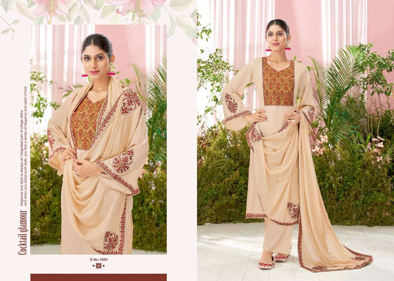 SUROOR BY ZSM 1001 TO 1006 SERIES BEAUTIFUL SUITS COLORFUL STYLISH FANCY CASUAL WEAR & ETHNIC WEAR COTTON SILK DRESSES AT WHOLESALE PRICE
