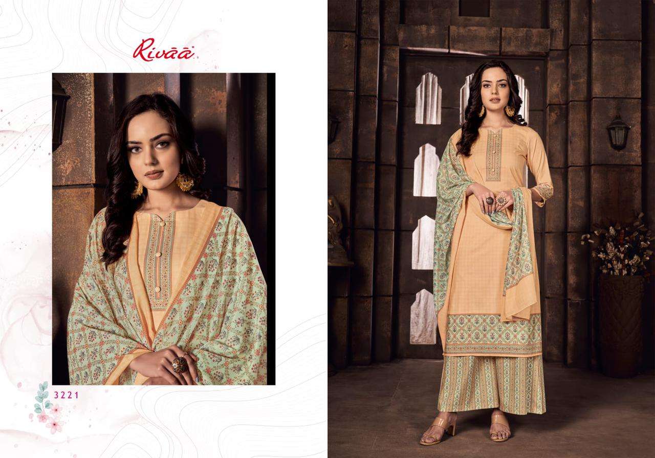 BASANT BY RIVAA 3219 TO 3225 SERIES BEAUTIFUL SUITS COLORFUL STYLISH FANCY CASUAL WEAR & ETHNIC WEAR COTTON DIGITAL PRINT DRESSES AT WHOLESALE PRICE