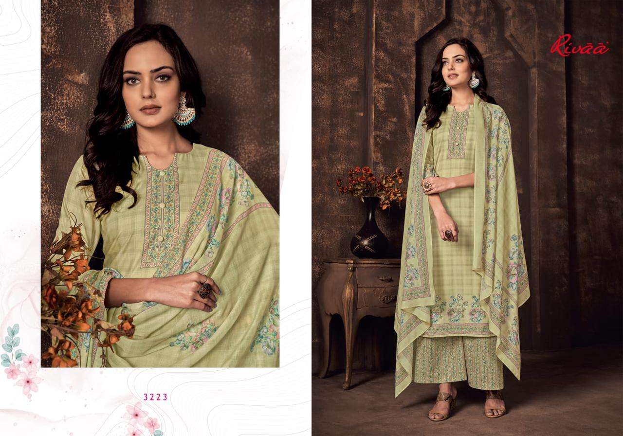 BASANT BY RIVAA 3219 TO 3225 SERIES BEAUTIFUL SUITS COLORFUL STYLISH FANCY CASUAL WEAR & ETHNIC WEAR COTTON DIGITAL PRINT DRESSES AT WHOLESALE PRICE