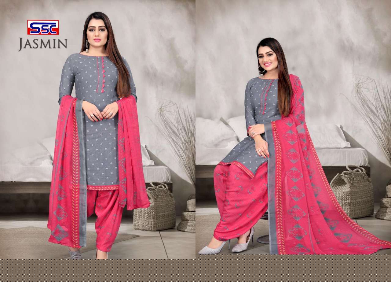 JASMIN VOL-24 BY SHREE SHANTI CREATION 1001 TO 1012 SERIES BEAUTIFUL SUITS STYLISH FANCY COLORFUL PARTY WEAR & OCCASIONAL WEAR HEAVY MICRO PRINT DRESSES AT WHOLESALE PRICE