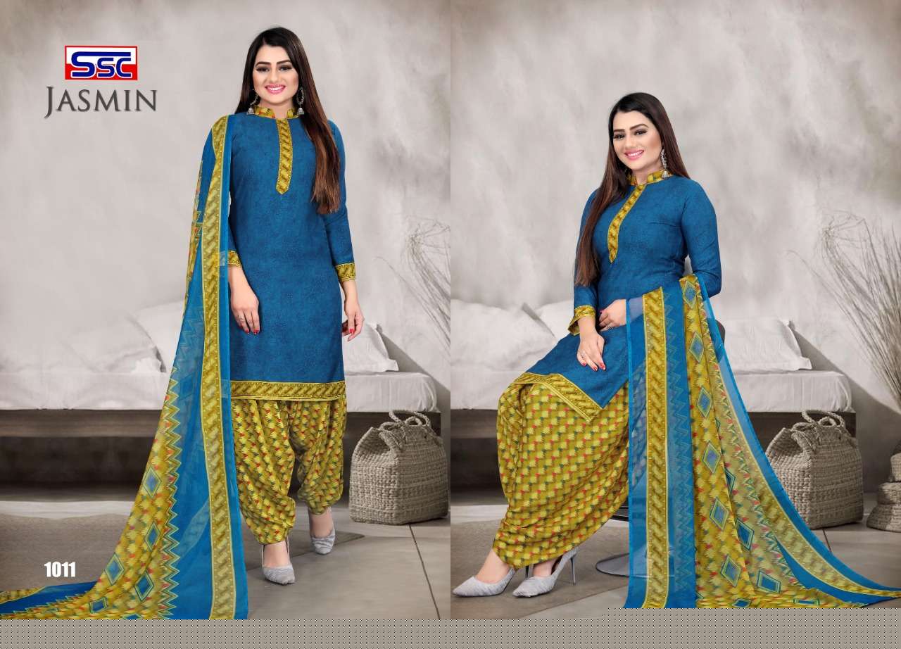 JASMIN VOL-24 BY SHREE SHANTI CREATION 1001 TO 1012 SERIES BEAUTIFUL SUITS STYLISH FANCY COLORFUL PARTY WEAR & OCCASIONAL WEAR HEAVY MICRO PRINT DRESSES AT WHOLESALE PRICE