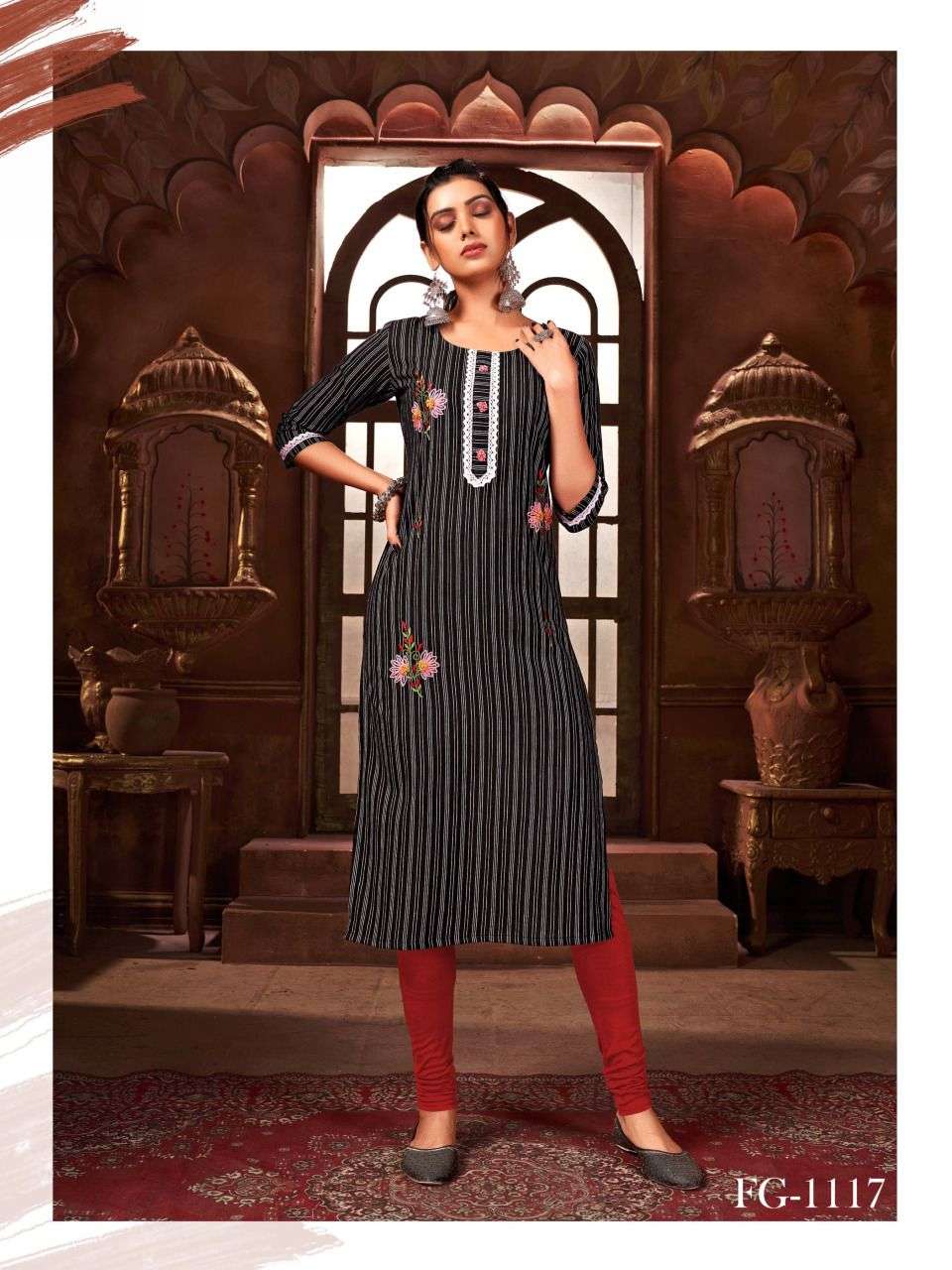 CHANCHAL BY FASHION GALLERIA 1107 TO 1112 SERIES DESIGNER STYLISH FANCY COLORFUL BEAUTIFUL PARTY WEAR & ETHNIC WEAR COLLECTION PURE COTTON KURTIS AT WHOLESALE PRICE