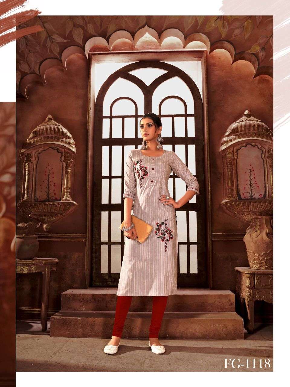 CHANCHAL BY FASHION GALLERIA 1107 TO 1112 SERIES DESIGNER STYLISH FANCY COLORFUL BEAUTIFUL PARTY WEAR & ETHNIC WEAR COLLECTION PURE COTTON KURTIS AT WHOLESALE PRICE